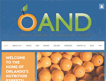 Tablet Screenshot of eatrightorlando.org